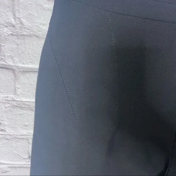 NWT Ports 1961 High Rise Cropped Wool Black Trousers Size 6 - Picture 8 of 9